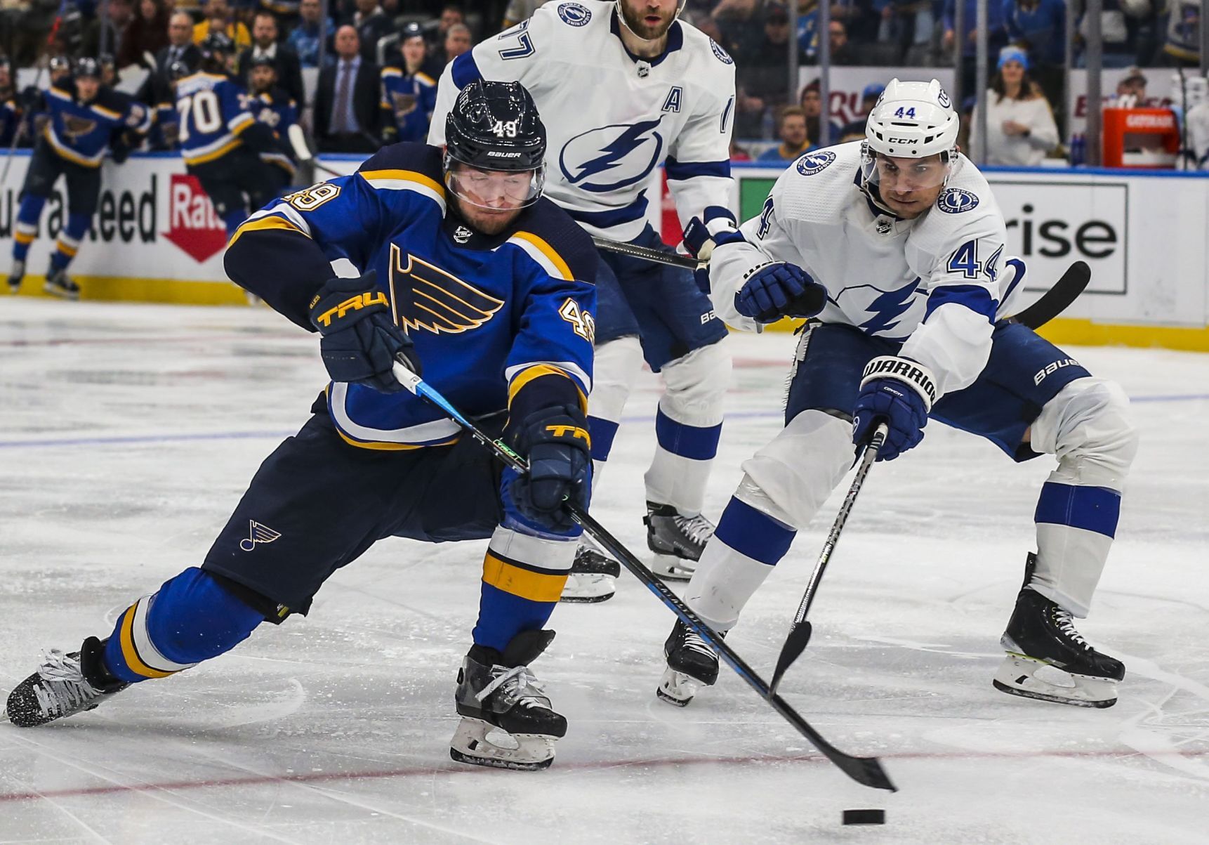 Blues come back for 4-3 win over Lightning